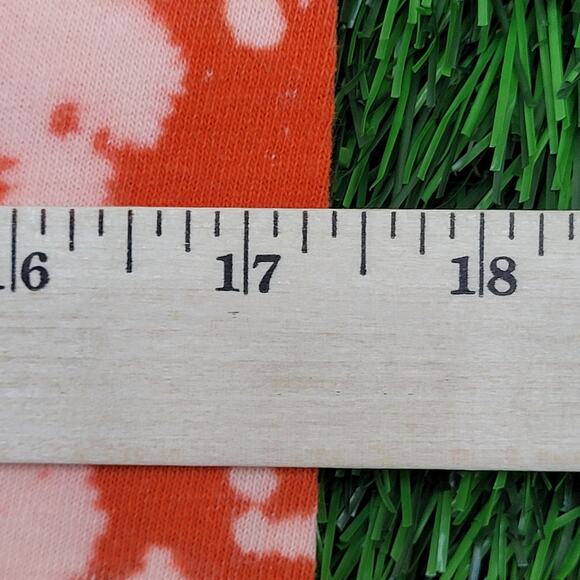 Vintage 90s NIKE Bleached Shirt Womens S/M 17x24 Orange USA - Picture 15 of 15